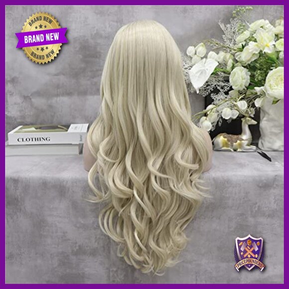 Long Wave Lace Front Wig Heat Resistant Synthetic Hair 26 Inch main image 4